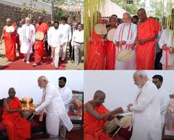 Photo of पीएम मोदी ने किया श्रीलंका के जया श्री महाबोधि मंदिर का दौरा..