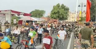 Photo of बीएसएफ ने निकाली साइकिल रैली, बच्चों और युवाओं में दिखा जोश..