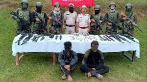 Photo of मणिपुर में भारी मात्रा में हथियार और गोला-बारूद बरामद, एक उग्रवादी गिरफ्तार..