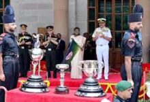 Photo of राष्ट्रपति ने किया डूरंड कप 2025 की ट्रॉफियों का अनावरण…