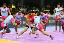 Photo of सीजन के दूसरे मुकाबले में जयपुर पिंक पैंथर्स ने गुजरात जाएंट्स को हराया…