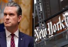 Photo of न्यूयॉर्क टाइम्स ने रक्षा मंत्री के मीडिया नियमों को लेकर पेंटागन के खिलाफ मुकदमा दायर किया…