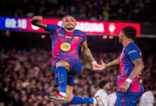 Photo of राफिन्हा के दो गोल से बार्सीलोना ने ओसासुना को हराया