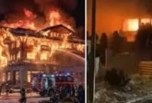 Photo of स्विट्जरलैंड के क्रान्स-मोंटाना रिसॉर्ट के बार में आग लगने से 40 लोगों की मौत