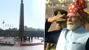 Photo of मोदी ने राष्ट्रीय समर स्मारक पर पुष्पचक्र अर्पित कर देश के शहीदों को नमन किया